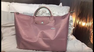 What’s In My Longchamp Travel Bag  Le Pliage Club  LARGE TOTE [upl. by Arawaj55]