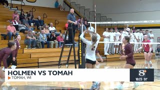 Holmen picks up the win against Tomah in MVC conference matchup [upl. by Kendrah]