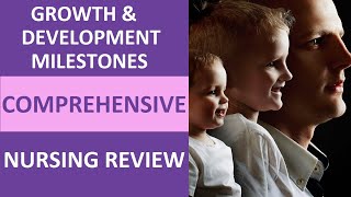 Growth amp Development Milestones and Stages COMPREHENSIVE Pediatric Nursing NCLEX Review [upl. by Eirrok]