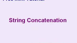 Microsoft Access String Concatenation [upl. by Lesak]