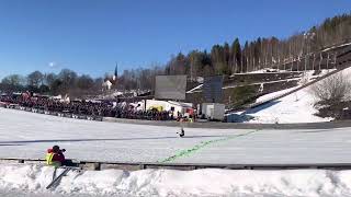 Stefan Kraft 249 meters Vikersund  Closeup landing in Vikersund Raw Air 2023 [upl. by Leilamag]